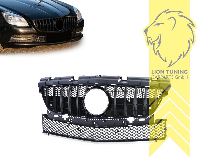 Original Mercedes Emblem wird übernommen, schwarz glänzend, ABS Kunststoff, Eintragungsfrei / als Ersatzteil verwendbar