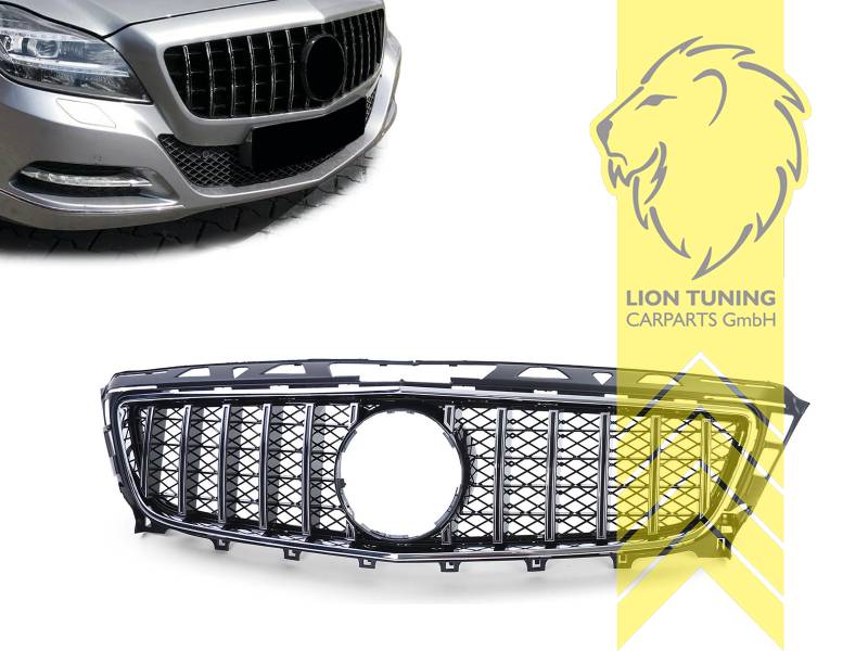 Original Mercedes Emblem wird übernommen, chrom, schwarz glänzend, ABS Kunststoff, Eintragungsfrei / als Ersatzteil verwendbar