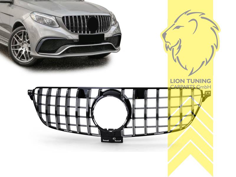 Original Mercedes Emblem wird übernommen, chrom, schwarz glänzend, ABS Kunststoff, Eintragungsfrei / als Ersatzteil verwendbar