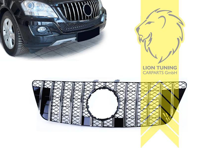 Original Mercedes Emblem wird übernommen, chrom, schwarz glänzend, ABS Kunststoff, Eintragungsfrei / als Ersatzteil verwendbar