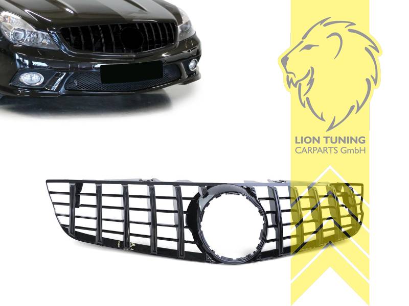 Original Mercedes Emblem wird übernommen, schwarz glänzend, ABS Kunststoff, Eintragungsfrei / als Ersatzteil verwendbar