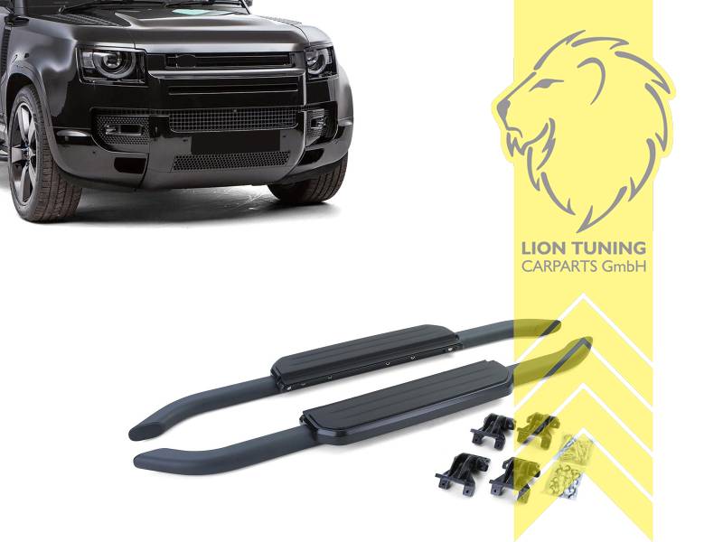 schwarz, Ersatzteile von äquivalenter Qualität für die Besitzer des Fahrzeugs (entspr. EU-Verordnung 46/2010), Lieferung inkl. Anbaumaterial, nicht passend für 3-Türer, PP Kunststoff / Aluminium