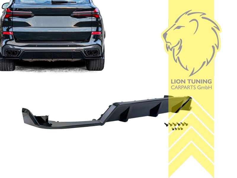 links und rechts, schwarz glänzend, nur passend für Fahrzeuge mit M-Paket, PP Kunststoff, Eintragungsfrei / als Ersatzteil verwendbar