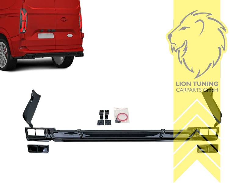 schwarz glänzend, PP Kunststoff, Eintragungsfrei / als Ersatzteil verwendbar