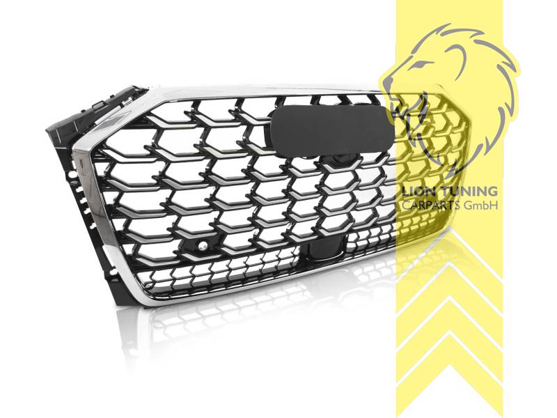 schwarz, chrom, für Fahrzeuge mit Kamera-System, ABS Kunststoff, für Fahrzeuge mit PDC, Eintragungsfrei / als Ersatzteil verwendbar