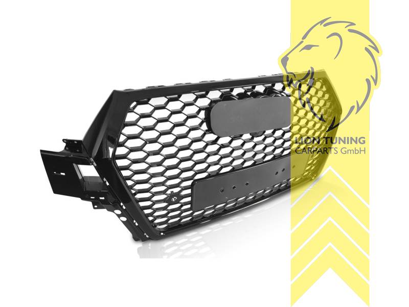 schwarz glänzend, ABS Kunststoff, für Fahrzeuge mit PDC, Eintragungsfrei / als Ersatzteil verwendbar