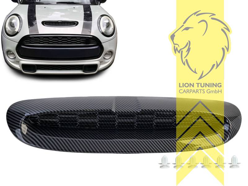 carbon Optik, nur für Cooper S, ABS Kunststoff, Eintragungsfrei / als Ersatzteil verwendbar