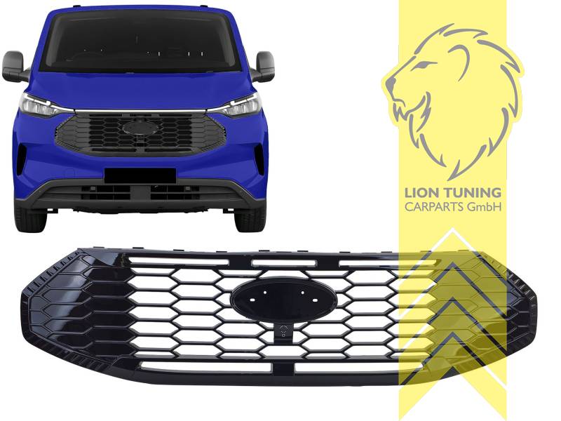 mit Emblemaufnahme, schwarz glänzend, ABS Kunststoff, Eintragungsfrei / als Ersatzteil verwendbar