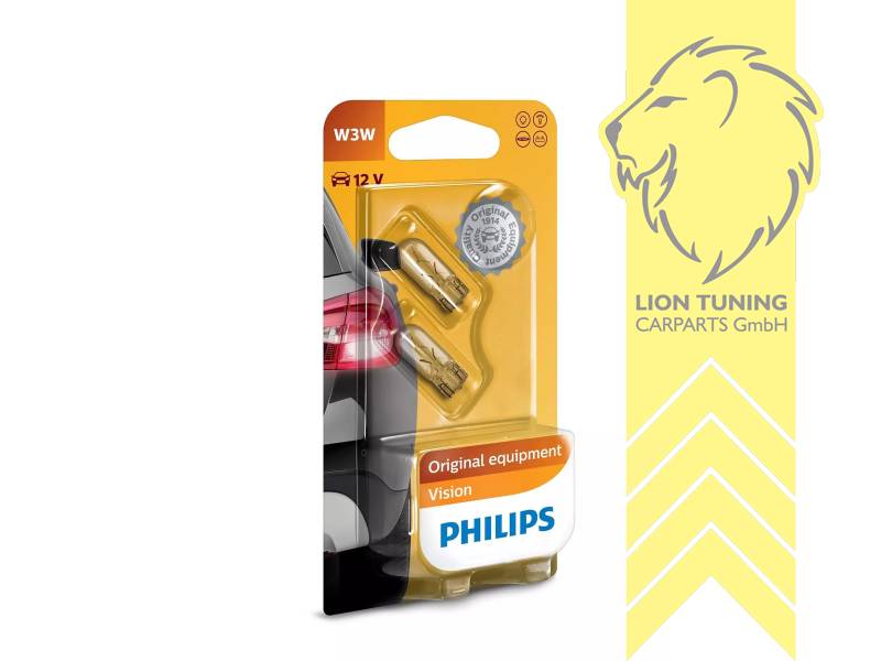 Halogen, W3W,T10, 3W, 12 V, Eintragungsfrei / mit E-Prüfzeichen