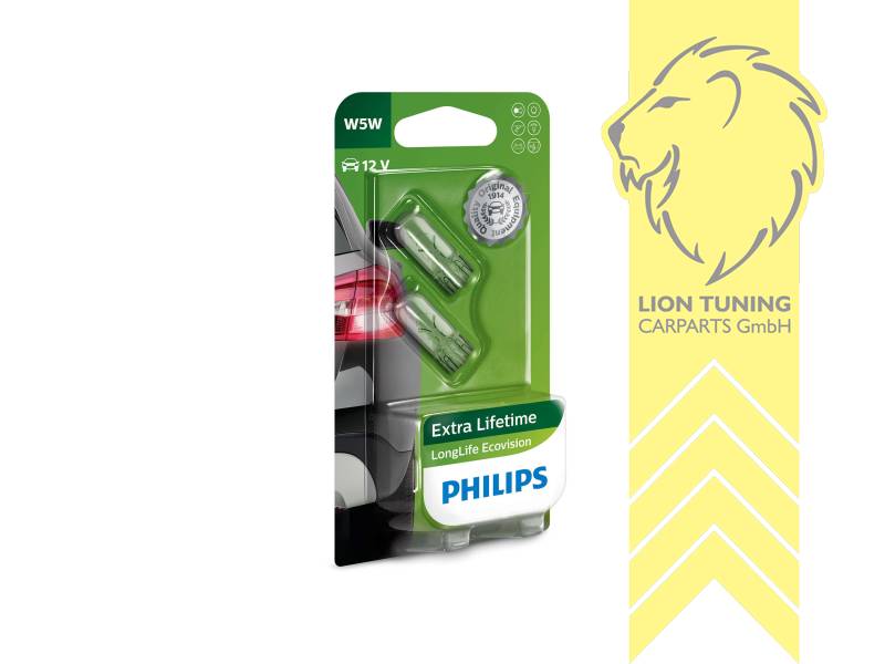 Halogen, W5W, T10, 5W, 12 V, Eintragungsfrei / mit E-Prüfzeichen