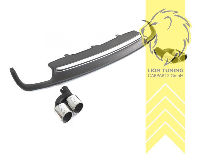 links und rechts, nicht passend für S-Line, nicht passend für Allroad, nicht passend für Modelle mit Active Sound Modul, nicht für Modelle mit Anhängerkupplung, nicht passend für S6 / RS6, PP Kunststoff, Eintragungsfrei / als Ersatzteil verwendbar