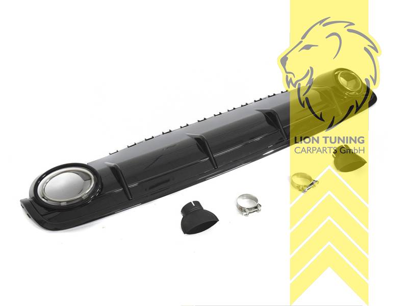 links und rechts, schwarz glänzend, PP Kunststoff, Eintragungsfrei / als Ersatzteil verwendbar