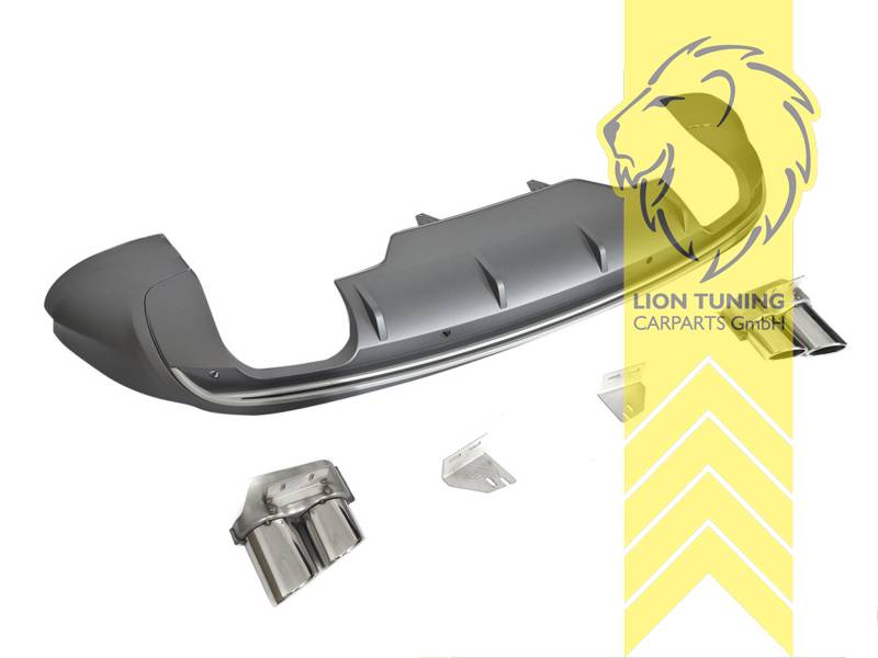 links und rechts, grau, silber, nicht passend für S-Line, PP Kunststoff, Eintragungsfrei / als Ersatzteil verwendbar