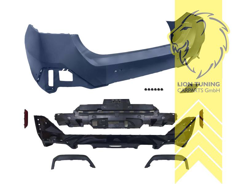 links und rechts, Ersatzteile von äquivalenter Qualität für die Besitzer des Fahrzeugs (entspr. EU-Verordnung 46/2010), PP Kunststoff, grundiert, für Fahrzeuge mit 6 PDC