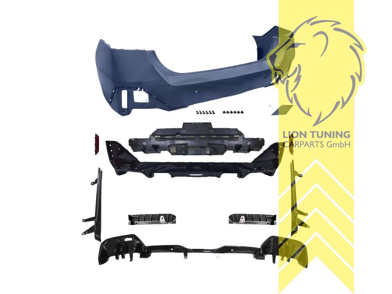 links und rechts, Ersatzteile von äquivalenter Qualität für die Besitzer des Fahrzeugs (entspr. EU-Verordnung 46/2010), PP Kunststoff, grundiert, für Fahrzeuge mit PDC, Eintragungsfrei / mit ABE