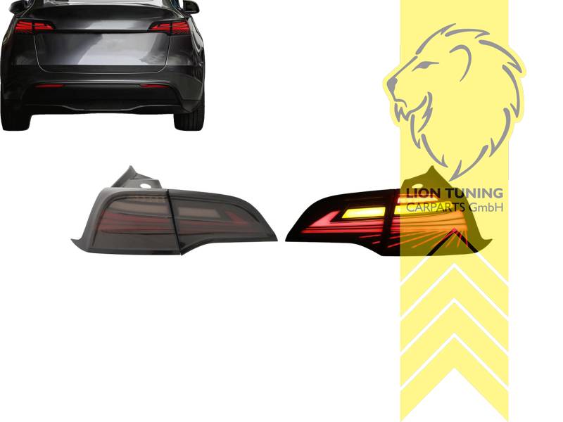 LED, mit LED Blinker, dynamischer LED Blinker, smoke, schwarz, Eintragungsfrei / mit E-Prüfzeichen