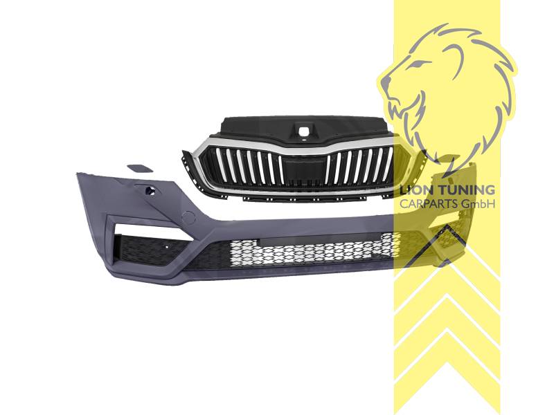 Ersatzteile von äquivalenter Qualität für die Besitzer des Fahrzeugs (entspr. EU-Verordnung 46/2010), PP Kunststoff, grundiert, für Fahrzeuge ohne PDC, für Fahrzeuge mit SRA, Eintragungsfrei / als Ersatzteil verwendbar, Eintragungsfrei / mit ABE