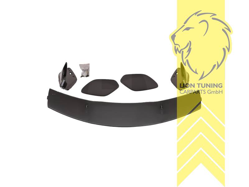 Ersatzteile von äquivalenter Qualität für die Besitzer des Fahrzeugs (entspr. EU-Verordnung 46/2010), ABS Kunststoff, schwarz - lackierfähig, Eintragungsfrei / als Ersatzteil verwendbar