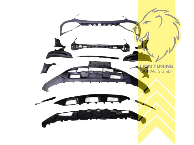 Ersatzteile von äquivalenter Qualität für die Besitzer des Fahrzeugs (entspr. EU-Verordnung 46/2010), PP Kunststoff, grundiert, für Fahrzeuge mit PDC, Eintragungsfrei / als Ersatzteil verwendbar