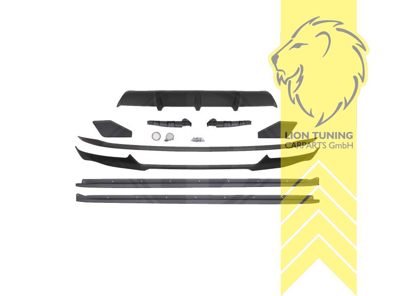 schwarz matt, nur passend für Fahrzeuge mit M-Paket, Ersatzteile von äquivalenter Qualität für die Besitzer des Fahrzeugs (entspr. EU-Verordnung 46/2010), PP Kunststoff, schwarz - lackierfähig, Eintragungsfrei / als Ersatzteil verwendbar