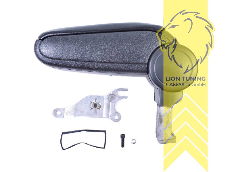 schwarz, nur für Fahrzeuge ohne Original Armlehne geeignet, ABS Kunststoff, Eintragungsfrei / als Ersatzteil verwendbar