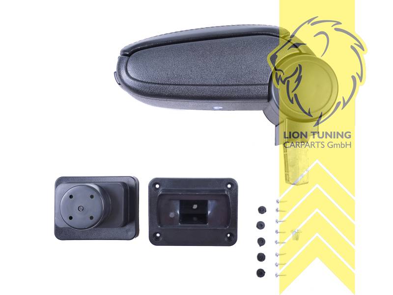 schwarz, nur für Fahrzeuge ohne Original Armlehne geeignet, ABS Kunststoff, Eintragungsfrei / als Ersatzteil verwendbar