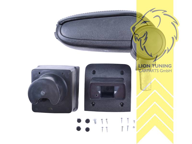 schwarz, nur für Fahrzeuge ohne Original Armlehne geeignet, ABS Kunststoff, Eintragungsfrei / als Ersatzteil verwendbar