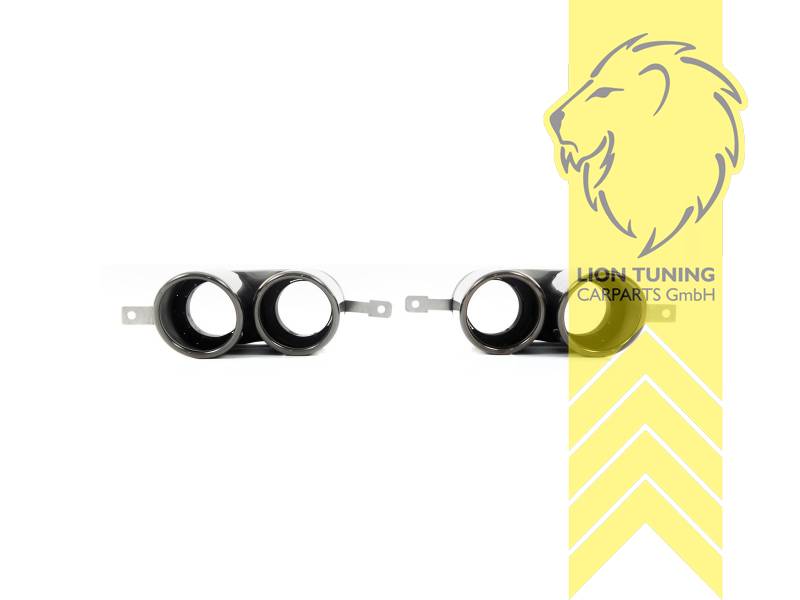 schwarz, Edelstahl, Eintragungsfrei / als Ersatzteil verwendbar