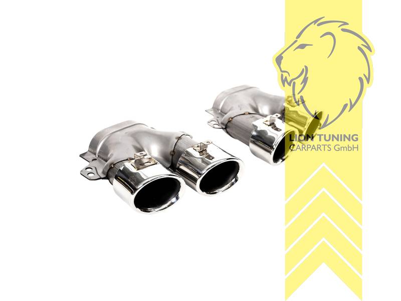 chrom, schwarz, Edelstahl, Eintragungsfrei / als Ersatzteil verwendbar