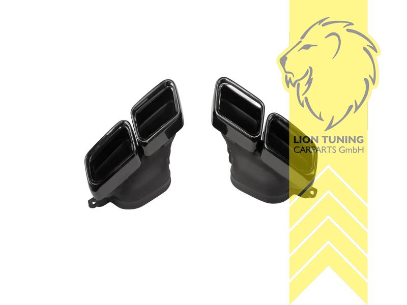 schwarz, Edelstahl, Eintragungsfrei / als Ersatzteil verwendbar