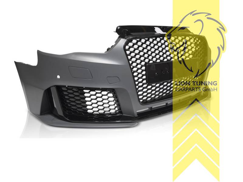 Ersatzteile von äquivalenter Qualität für die Besitzer des Fahrzeugs (entspr. EU-Verordnung 46/2010), PP Kunststoff, grundiert, für Fahrzeuge mit PDC, für Fahrzeuge mit SRA