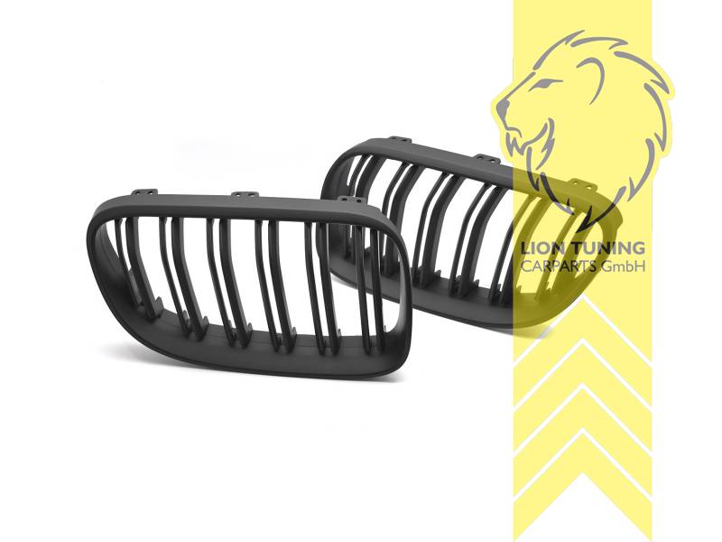 Doppelsteg, schwarz glänzend, ABS Kunststoff, Eintragungsfrei / als Ersatzteil verwendbar