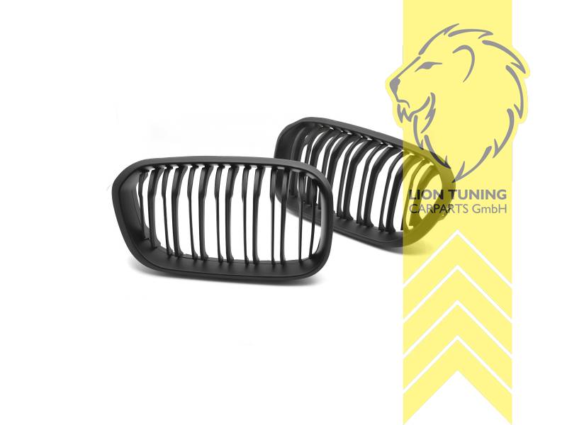 Doppelsteg, schwarz matt, ABS Kunststoff, Eintragungsfrei / als Ersatzteil verwendbar