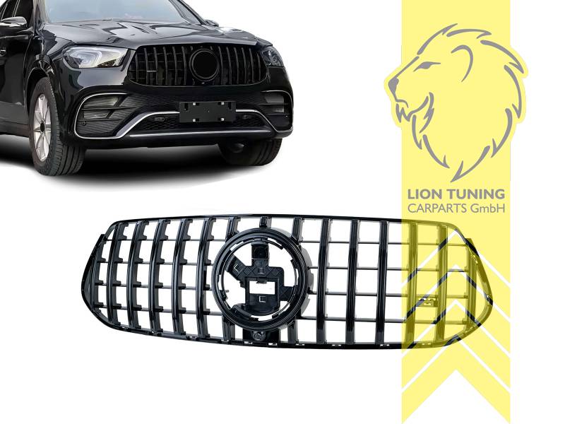 Original Mercedes Emblem wird übernommen, schwarz glänzend, nur passend für AMG LINE!, ABS Kunststoff, Eintragungsfrei / als Ersatzteil verwendbar