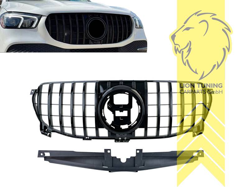 Original Mercedes Emblem wird übernommen, schwarz glänzend, nicht passend für AMG Line!, ABS Kunststoff, Eintragungsfrei / als Ersatzteil verwendbar