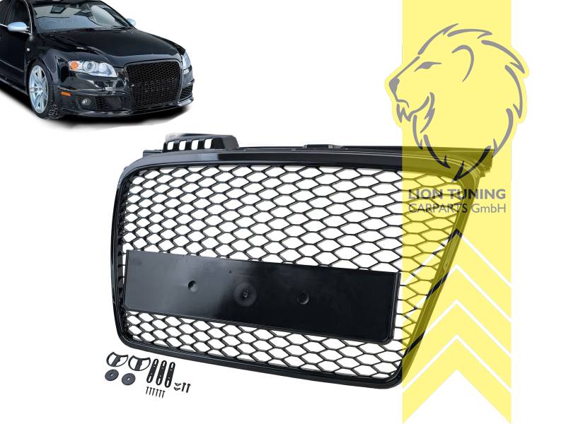 schwarz glänzend, nicht passend für S-Line, nicht für RS Modelle, ABS Kunststoff, für Fahrzeuge mit PDC, Eintragungsfrei / als Ersatzteil verwendbar