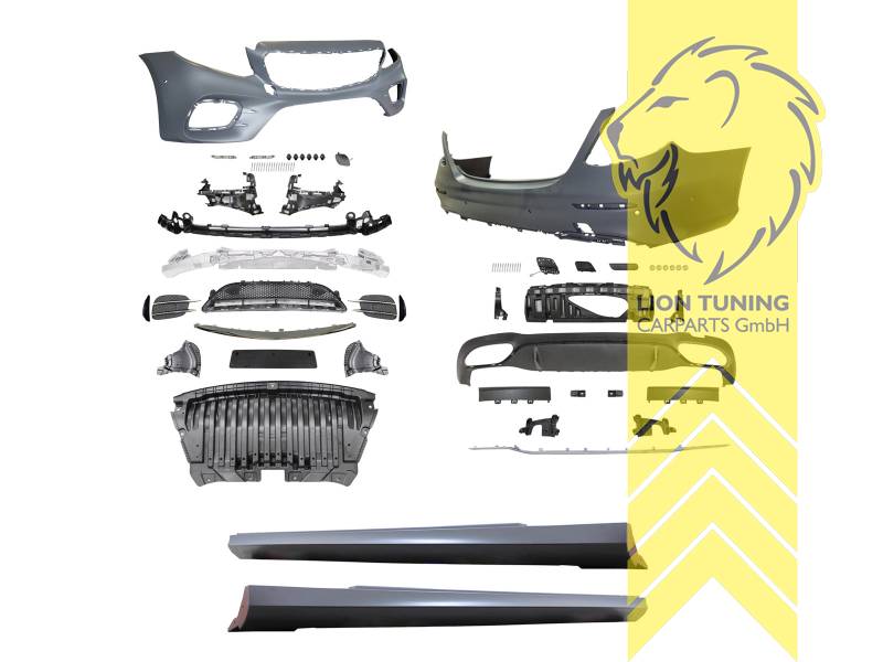 Ersatzteile von äquivalenter Qualität für die Besitzer des Fahrzeugs (entspr. EU-Verordnung 46/2010), PP Kunststoff, grundiert, für Fahrzeuge mit PDC, für Fahrzeuge ohne SRA