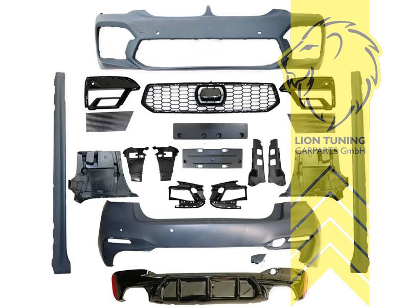 Ersatzteile von äquivalenter Qualität für die Besitzer des Fahrzeugs (entspr. EU-Verordnung 46/2010), PP Kunststoff, grundiert, für Fahrzeuge mit PDC, für Fahrzeuge mit Radar (ACC), für Fahrzeuge ohne SRA