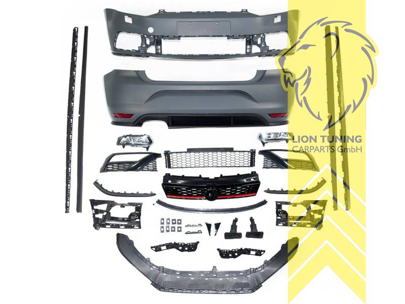 Ersatzteile von äquivalenter Qualität für die Besitzer des Fahrzeugs (entspr. EU-Verordnung 46/2010), PP Kunststoff, grundiert, für Fahrzeuge ohne PDC, für Fahrzeuge mit SRA