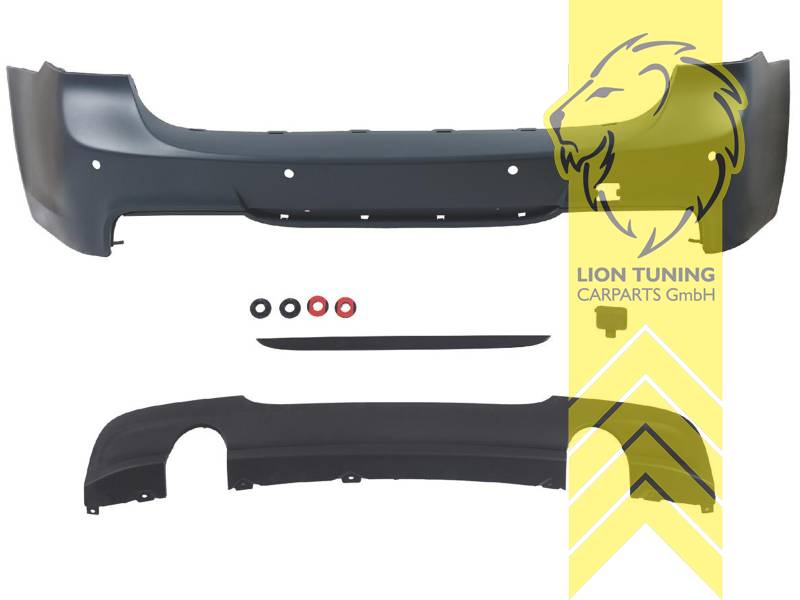 rechts und links, Ersatzteile von äquivalenter Qualität für die Besitzer des Fahrzeugs (entspr. EU-Verordnung 46/2010), PP Kunststoff, grundiert, für Fahrzeuge mit PDC, Eintragungsfrei / mit ABE