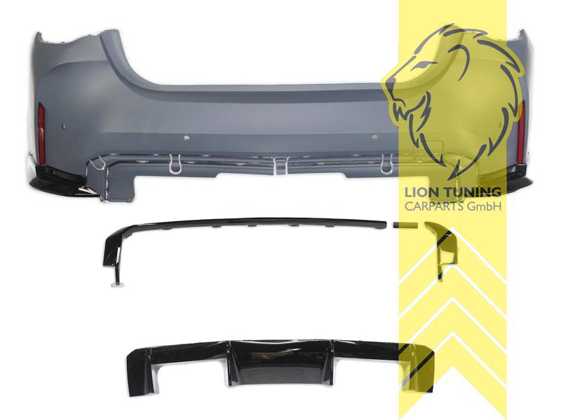 links und rechts, Ersatzteile von äquivalenter Qualität für die Besitzer des Fahrzeugs (entspr. EU-Verordnung 46/2010), PP Kunststoff, grundiert, für Fahrzeuge mit PDC, Eintragungsfrei / mit ABE