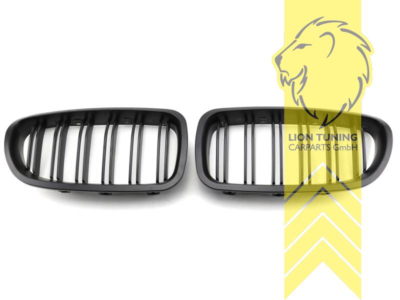 Doppelsteg, schwarz matt, ABS Kunststoff, Eintragungsfrei / als Ersatzteil verwendbar