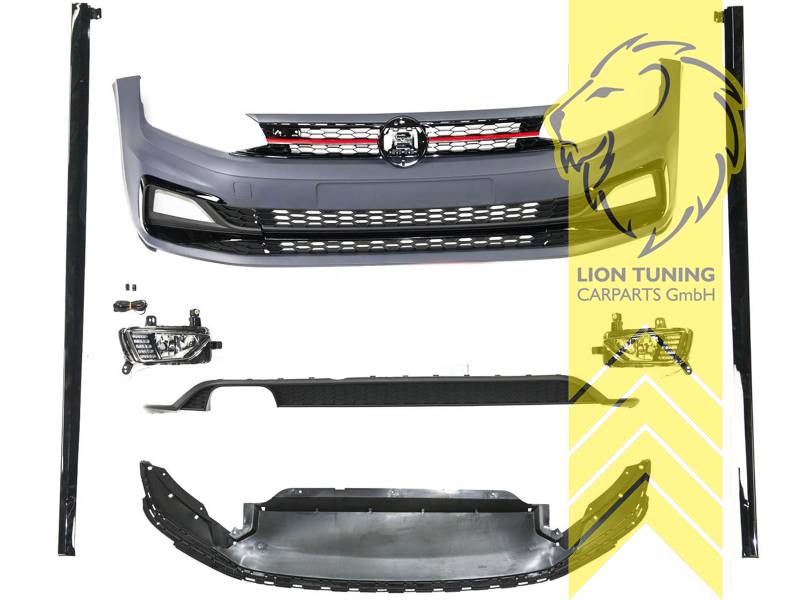 Ersatzteile von äquivalenter Qualität für die Besitzer des Fahrzeugs (entspr. EU-Verordnung 46/2010), PP Kunststoff, grundiert, für Fahrzeuge ohne PDC, für Fahrzeuge ohne SRA