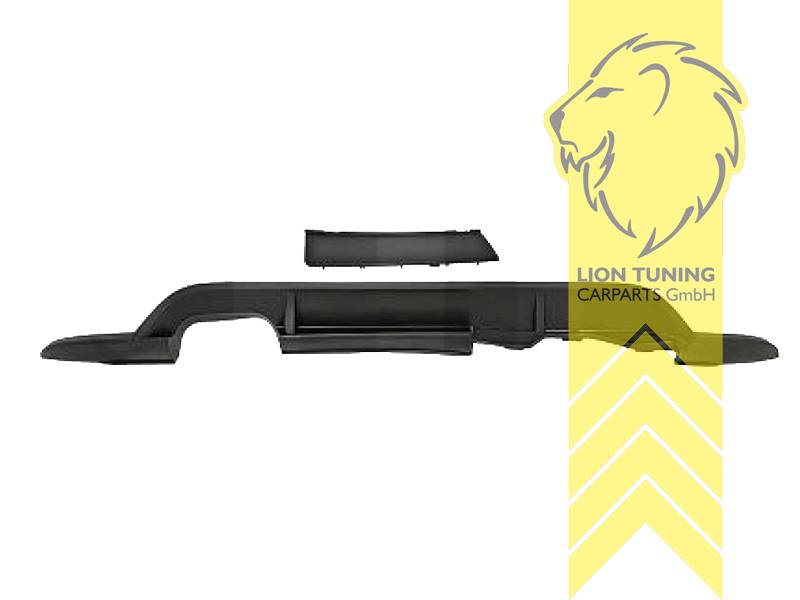 passend für alle Modelle mit separatem Diffusor ab Werk, PP Kunststoff, schwarz - lackierfähig, Eintragungsfrei / als Ersatzteil verwendbar