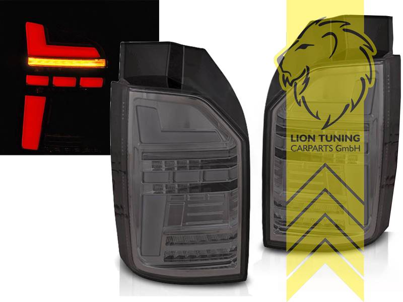 Für Fahrzeuge mit Hecktüren und Halogen ab Werk, dynamischer LED Blinker, LED, schwarz, Nur passend bei Fahrzeugen mit original LED Rückleuchten, Eintragungsfrei / mit E-Prüfzeichen