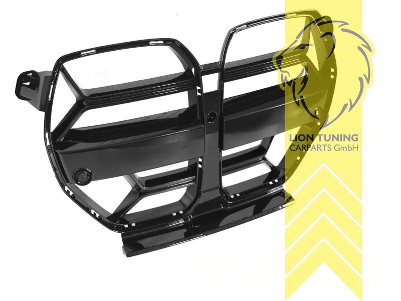 schwarz glänzend, auch für Modelle mit Kamera-System, ABS Kunststoff, für Fahrzeuge mit Radar (ACC), für Fahrzeuge ohne Radar (ACC), Eintragungsfrei / als Ersatzteil verwendbar