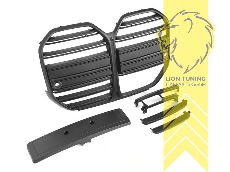 schwarz matt, auch für Modelle mit Kamera-System, ABS Kunststoff, für Fahrzeuge mit Radar (ACC), für Fahrzeuge ohne Radar (ACC), Eintragungsfrei / als Ersatzteil verwendbar