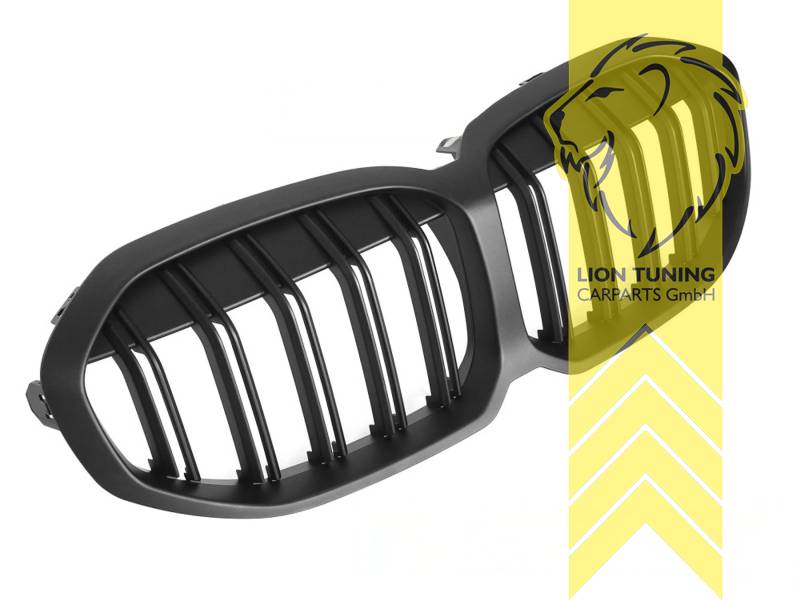 Doppelsteg, schwarz matt, ABS Kunststoff, Eintragungsfrei / als Ersatzteil verwendbar