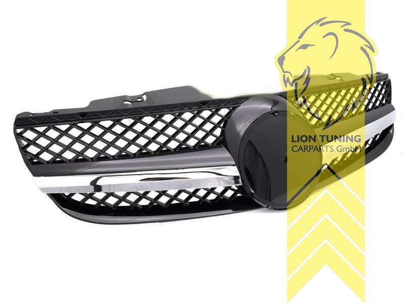 Original Mercedes Emblem wird übernommen, chrom, schwarz glänzend, ABS Kunststoff, Eintragungsfrei / als Ersatzteil verwendbar