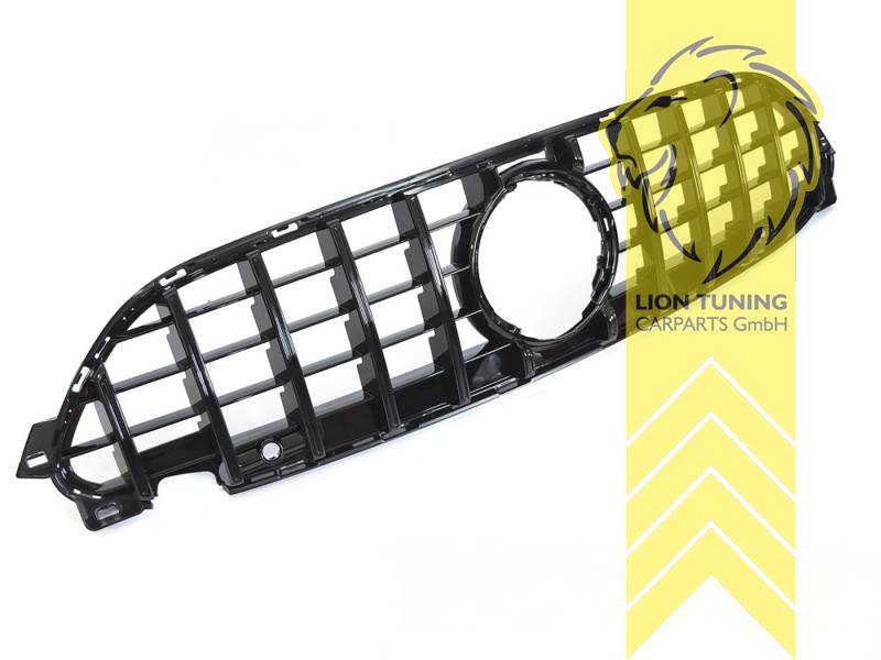 Original Mercedes Emblem wird übernommen, schwarz glänzend, ABS Kunststoff, Eintragungsfrei / als Ersatzteil verwendbar